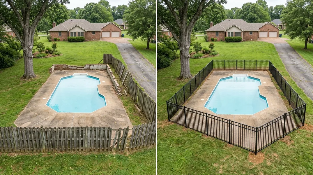 Result fence in Brentwood - Nashville Fence Installers