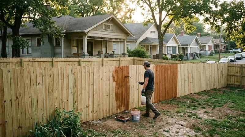 Fence Staining & Restoration Brentwood