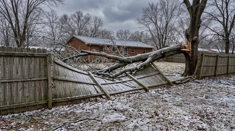 Storm Damage Fence Repair Brentwood